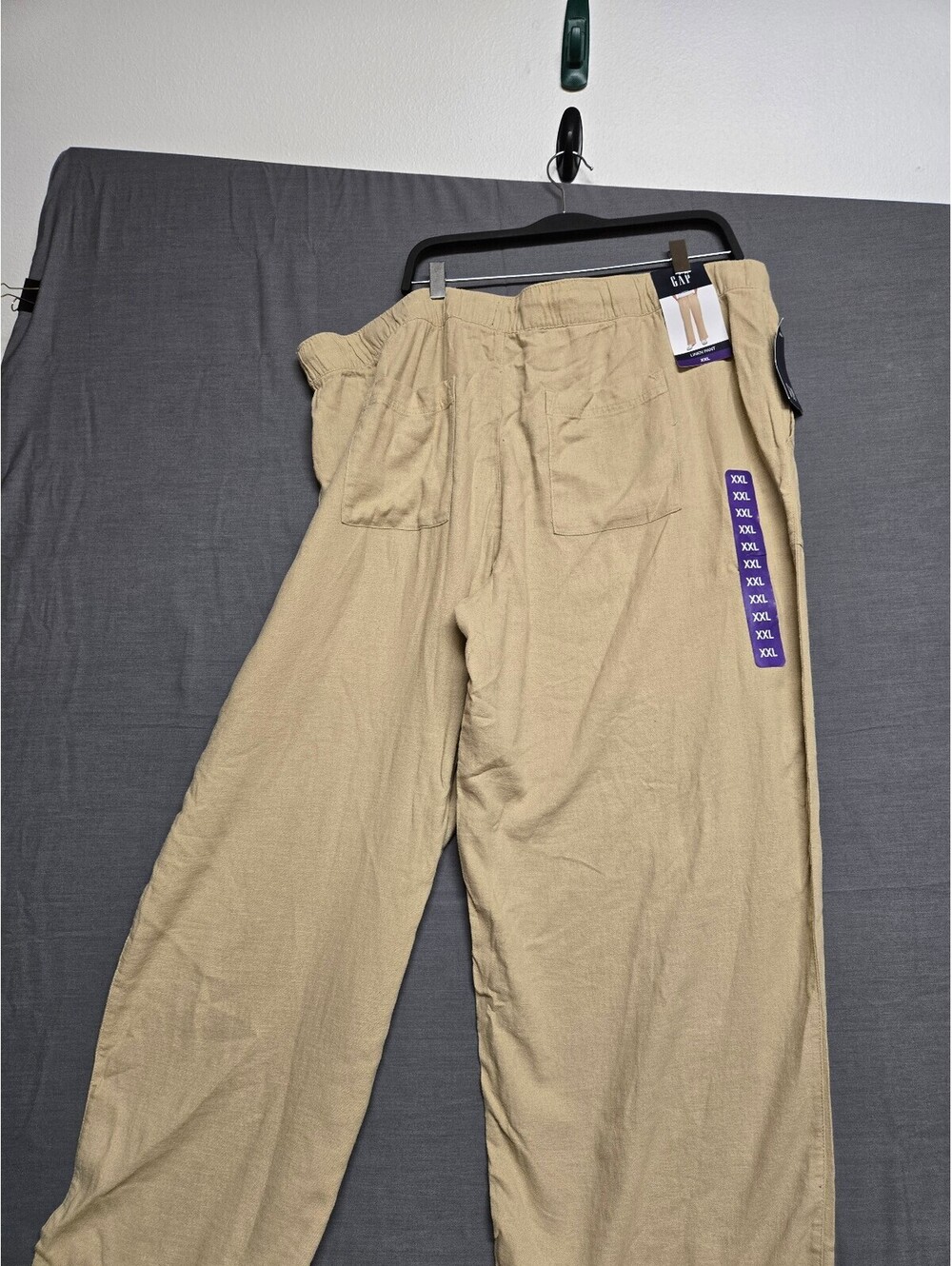 Gap khaki linen pants XXL NWT